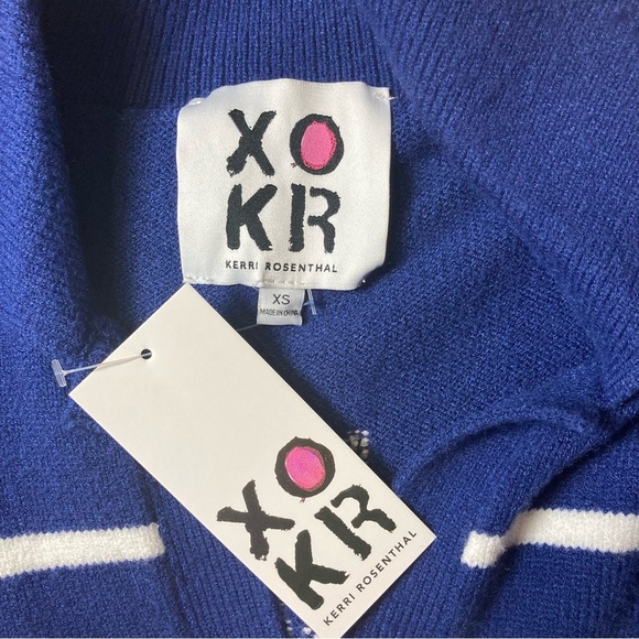 Kerri Rosenthal Radiant Heart Sweater in Blue and White Stripes | Anthropologie - Picture 8 of 10